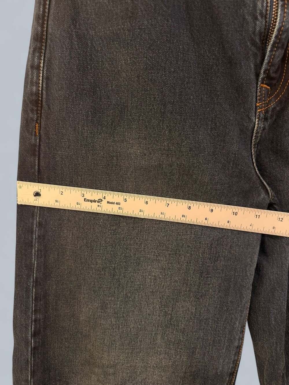 Girlfriend Wide Leg Denim Jeans Dark Wash - Picture 8 of 8